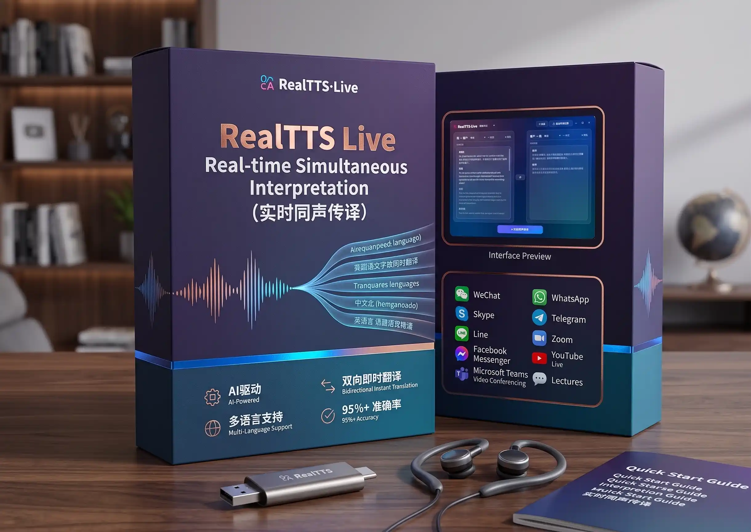 RealTTS product interface